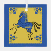 Ornement En Verre Art populaire ukrainien (Verso)