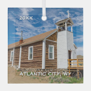 Ornement En Verre Atlantic City Ghost Town, Wyoming