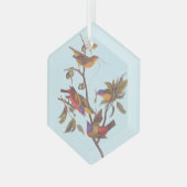 Ornement En Verre Audubon Painted Bunting Birds is Wild Plum Tree (Avant gauche)