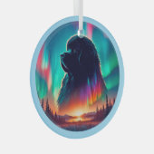Ornement En Verre Aurora Newfoundland Dog Ornament  (Avant droite)