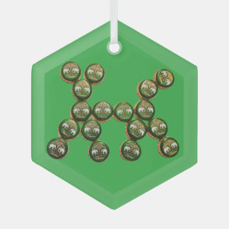 Ornement En Verre ​🐶 Authentic Chang Beer Cap Dog