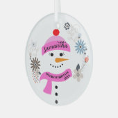 Ornement En Verre Baby's First Christmas Ornament, Personalized (Avant gauche)
