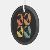 Ornement En Verre Badminton (Avant gauche)