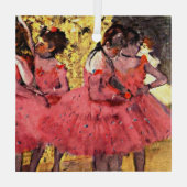 Ornement En Verre BALLET—Degas : Les Danseurs Roses, (Verso)