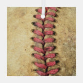 Ornement En Verre Baseball vintage (Verso)