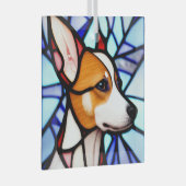 Ornement En Verre Basenji "Verre tendu" (Avant droite)