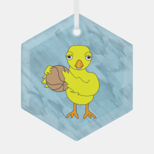 Ornement En Verre Basket-ball