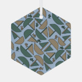 Ornement En Verre Bateaux et poissons (Verso)