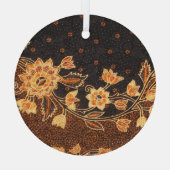 Ornement En Verre Batik indonésien beauté (Verso)