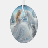 Ornement En Verre Beautiful bride fantasy ornament (Avant gauche)