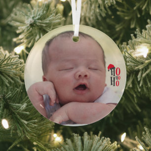 Ornement En Verre Bébé endormi le plus mignon arbre de Noël
