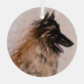 Ornement En Verre Belge par Hevener (Verso)