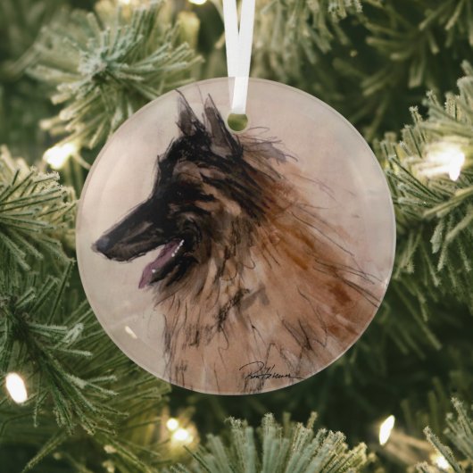 Ornement En Verre Belge par Hevener (Insitu)