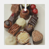 Ornement En Verre Belgique Chocolats (Verso)