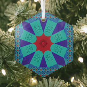 Ornement En Verre Belle couleur de design féminin égyptienne Extraor