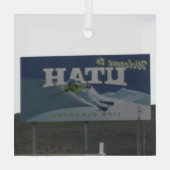 Ornement En Verre Bienvenue à Utah (Verso)