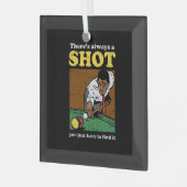 Ornement En Verre Billiard Snooker Retro (Avant gauche)