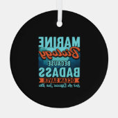 Ornement En Verre Biologiste marin (Verso)