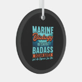 Ornement En Verre Biologiste marin (Avant droite)