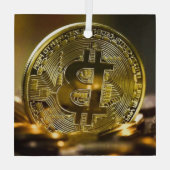 Ornement En Verre bitcoin (Verso)