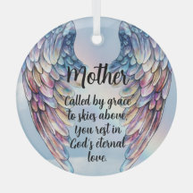 Blue Angel Wings Memorial Design