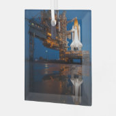 Ornement En Verre Blue Sky for Space Shuttle Atlantis Launch (Avant gauche)