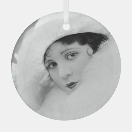 Ornement En Verre Borden olive (Recto)