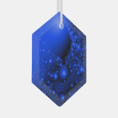 Ornement En Verre Boucher à soleil en bleu bleu Cobalt (Avant droite)