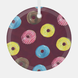 Ornement En Verre Boulons de rubis : Motif imperméable.