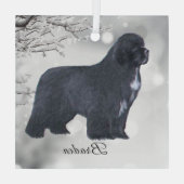 Ornement En Verre Braden Newf for Carol (Verso)