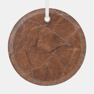 Ornement En Verre Brown Marbre brillant : Arrière - plan Texture de