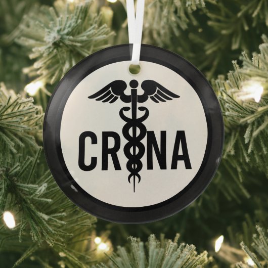 Ornement En Verre Cadeaux anesthésistes certifiés CRNA (Insitu)