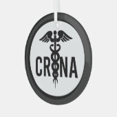 Ornement En Verre Cadeaux anesthésistes certifiés CRNA (Avant gauche)