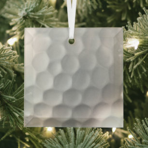 Ornement En Verre Cadeaux de balles de golf de la série Signature