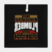 Ornement En Verre Cadeaux de plomberie (Verso)