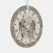 Ornement En Verre café et amour (Avant droite)