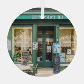 Ornement En Verre Cafés français : Versailles scène cosy. (Verso)