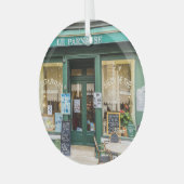 Ornement En Verre Cafés français : Versailles scène cosy. (Avant gauche)