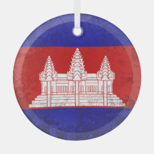 Ornement En Verre Cambodge