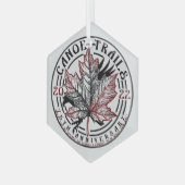 Ornement En Verre Canoe Trails Hex Ornament 2022 (Avant gauche)