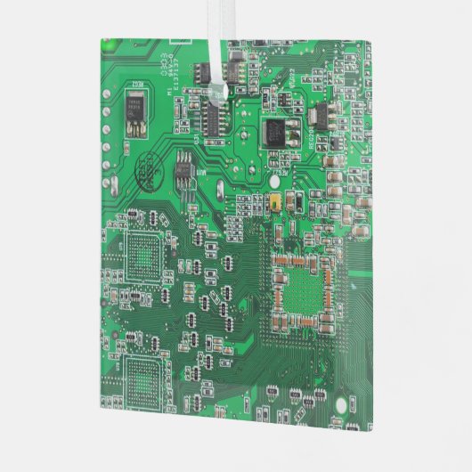 Ornement En Verre Carte circuit imprimé circuit vert PCB (Avant gauche)