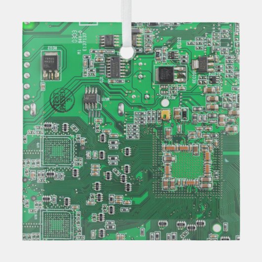 Ornement En Verre Carte circuit imprimé circuit vert PCB (Recto)