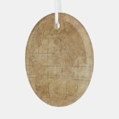 Ornement En Verre Carte du monde : Guide mondial d'exploration (Avant gauche)