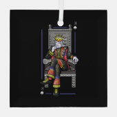 Ornement En Verre Carte King (Verso)