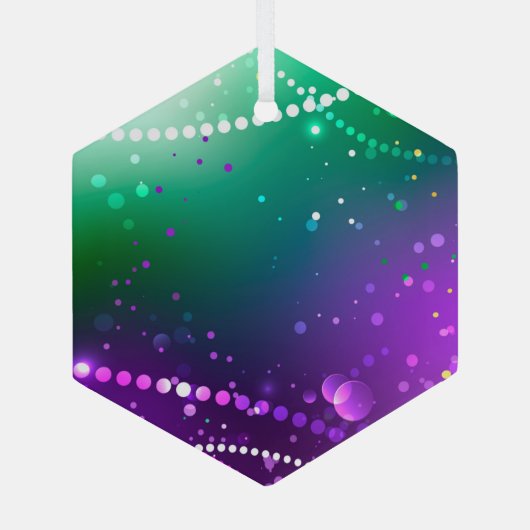 Ornement En Verre Carthagène Solive Purple (Verso)