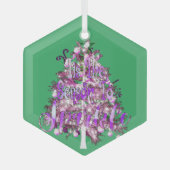 Ornement En Verre C'est la saison pour briller (Recto)