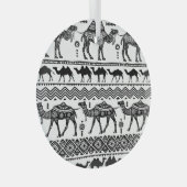 Ornement En Verre Chameaux décoratifs Design Motif sans soudure (Avant droite)