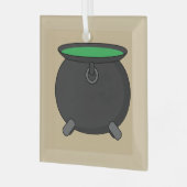 Ornement En Verre Chaudron de Sorcière (Avant gauche)