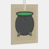 Ornement En Verre Chaudron de Sorcière (Avant droite)
