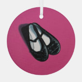 Ornement En Verre Chaussures de danse (Verso)